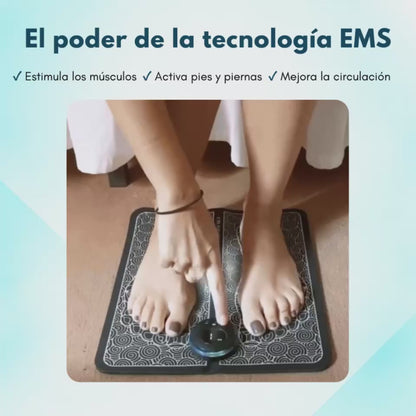 QeviraConfort™ Masajeador EMS – Alivia la hinchazón, el hormigueo y las piernas pesadas en 15min